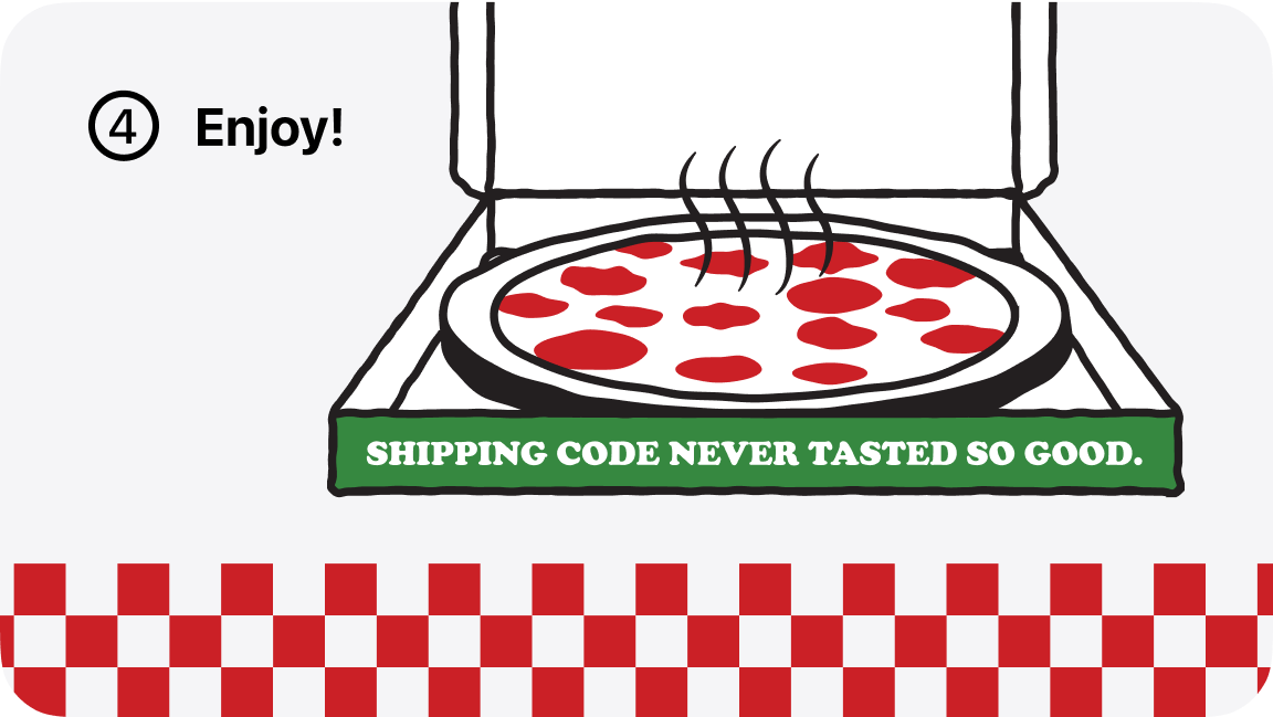 Code For Pizza - Step 4